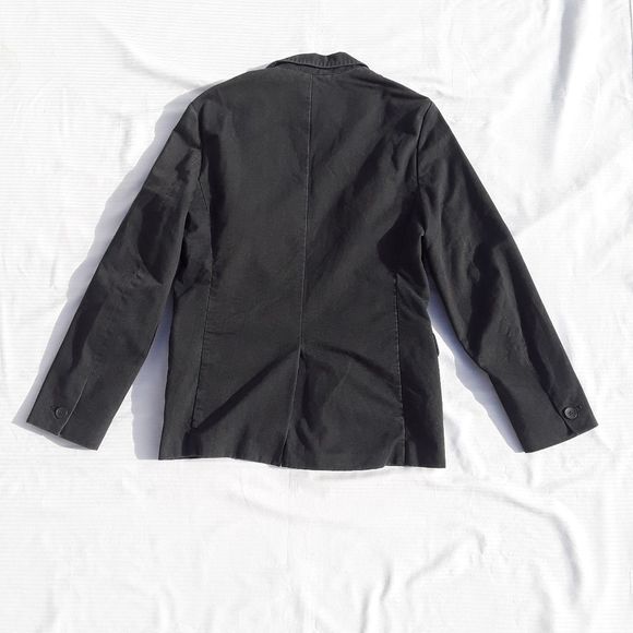 Decree black long line Jean jacket - Picture 2 of 11